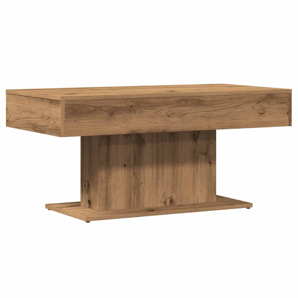 Coffee Table Artisan Oak 96x50x45 cm Engineered Wood