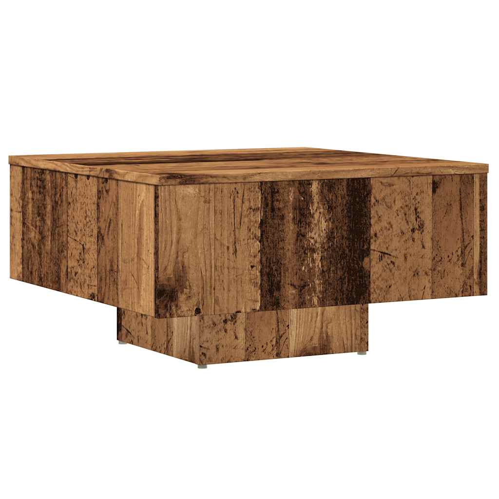 Coffee Table Old Wood 60x60x31,5 cm Engineered Wood