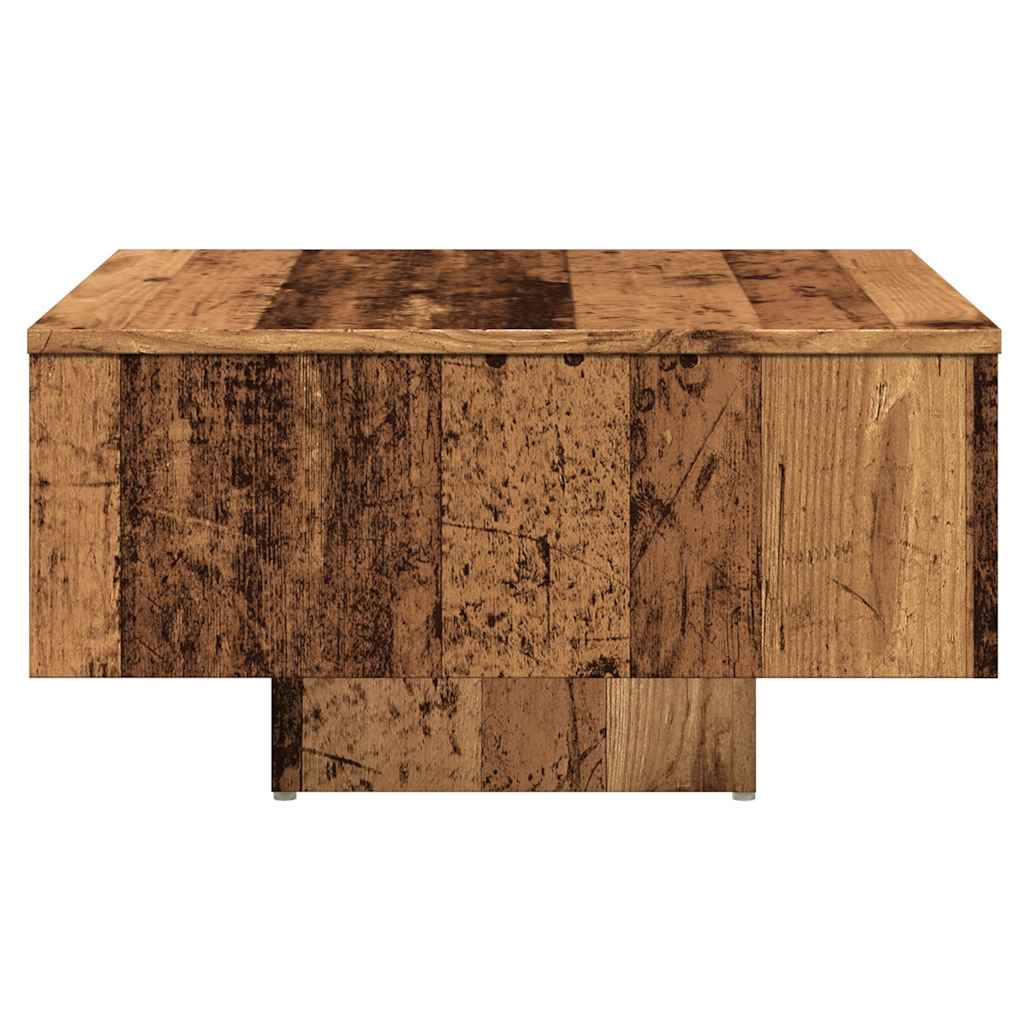 Coffee Table Old Wood 60x60x31,5 cm Engineered Wood