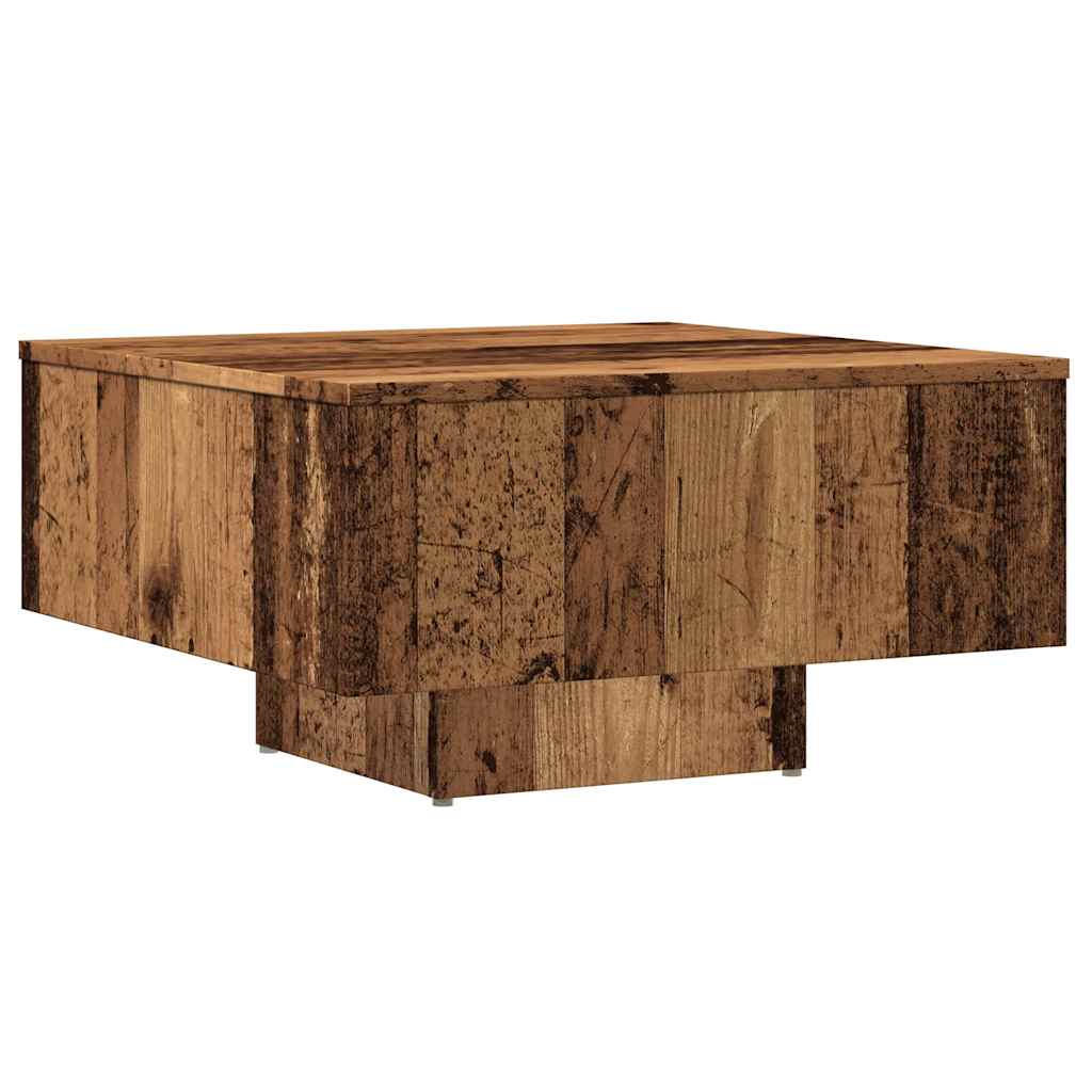 Coffee Table Old Wood 60x60x31,5 cm Engineered Wood