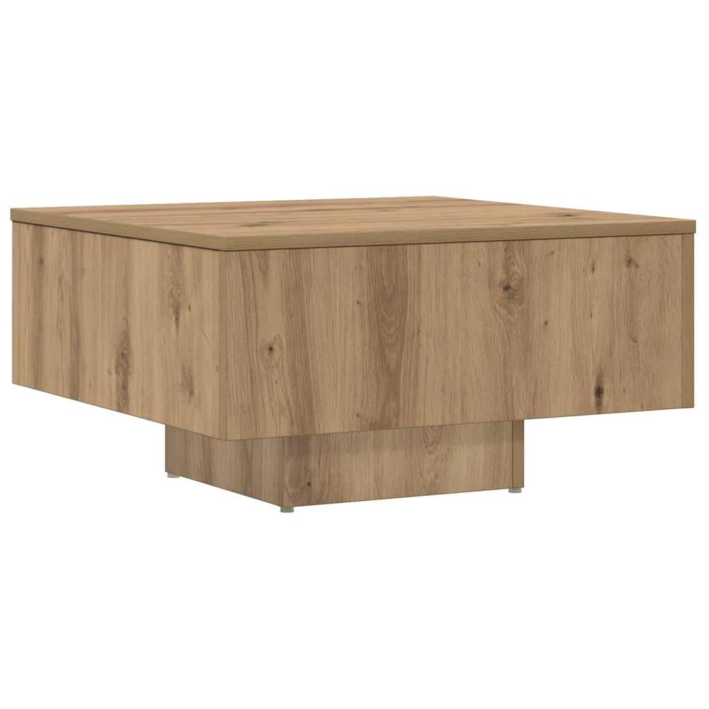 Coffee Table Artisan Oak 60x60x31,5 cm Engineered Wood