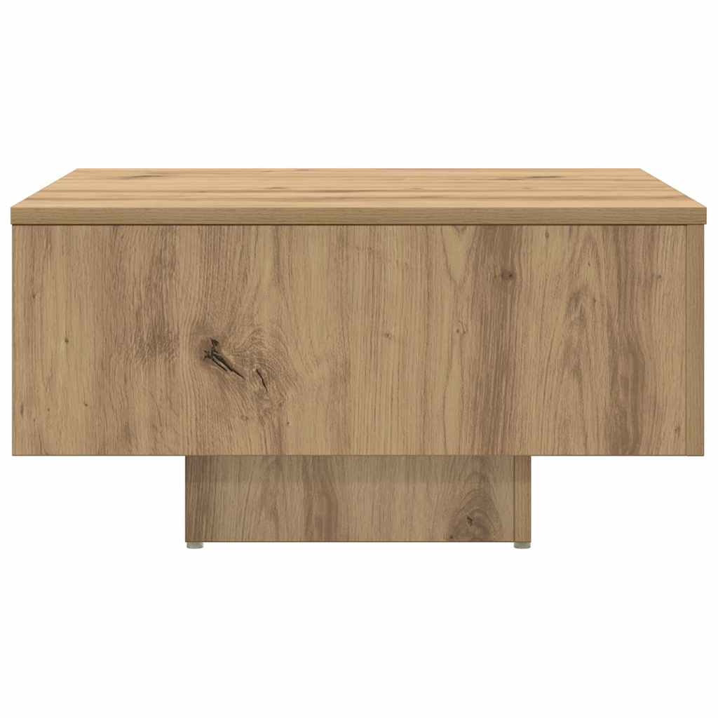 Coffee Table Artisan Oak 60x60x31,5 cm Engineered Wood