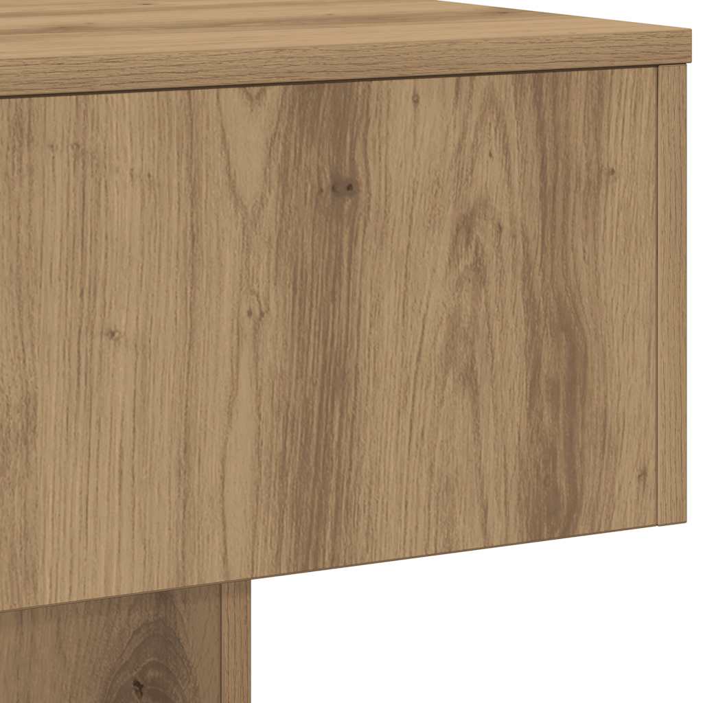 Coffee Table Artisan Oak 60x60x31,5 cm Engineered Wood
