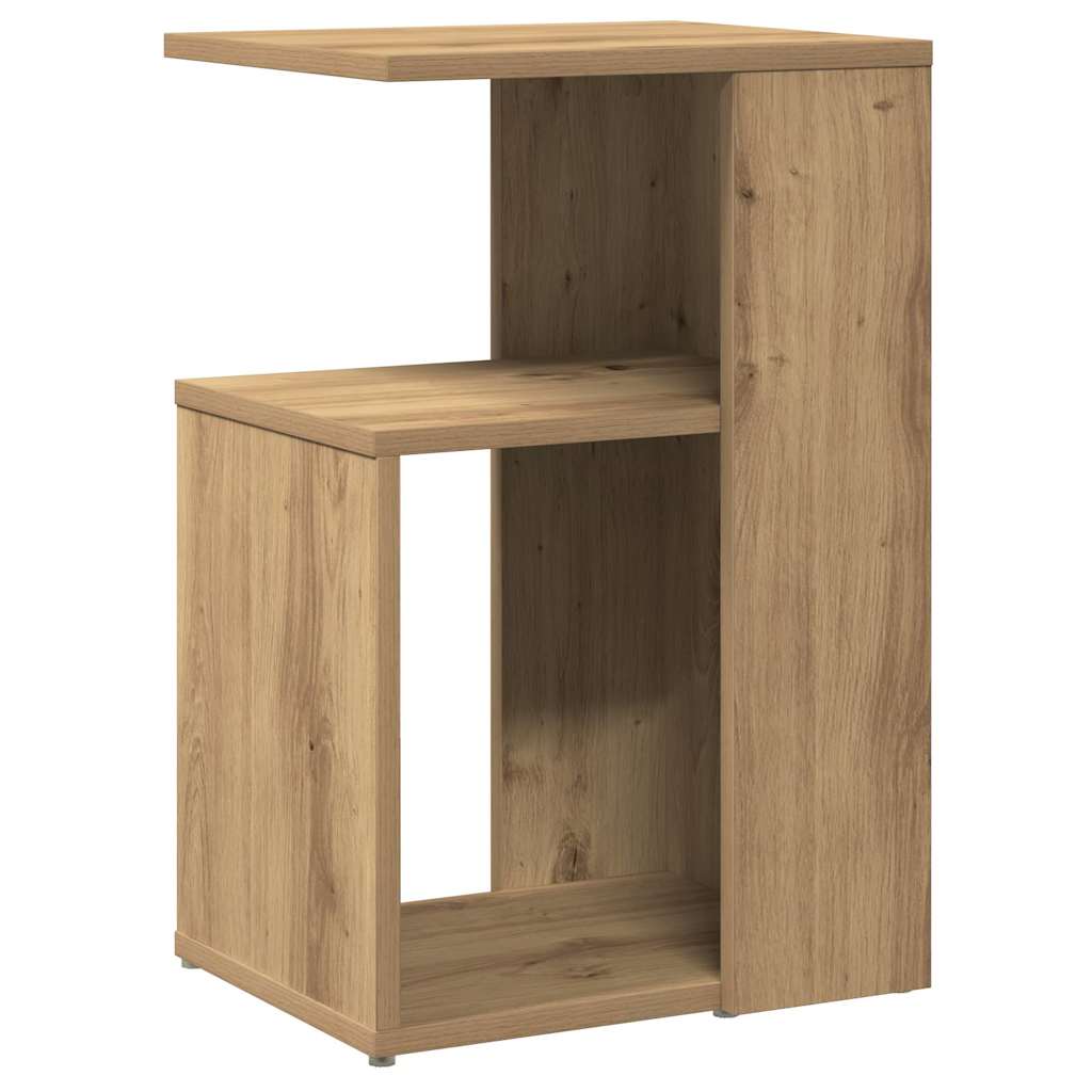 Side Table Artisan Oak 36x30x56 cm Engineered Wood