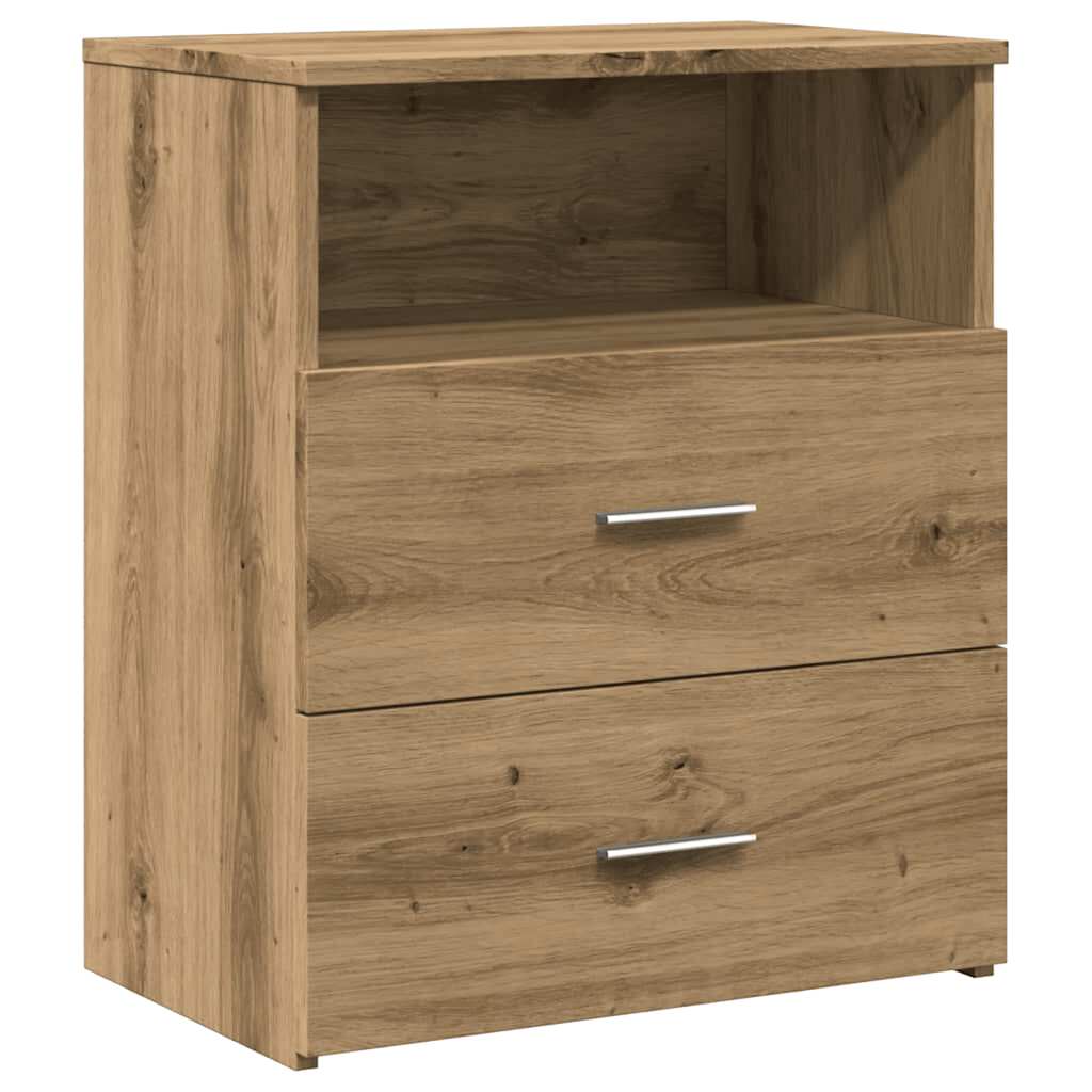 Bedside Cabinet Artisan Oak 50x32x60cm Engineered Wood