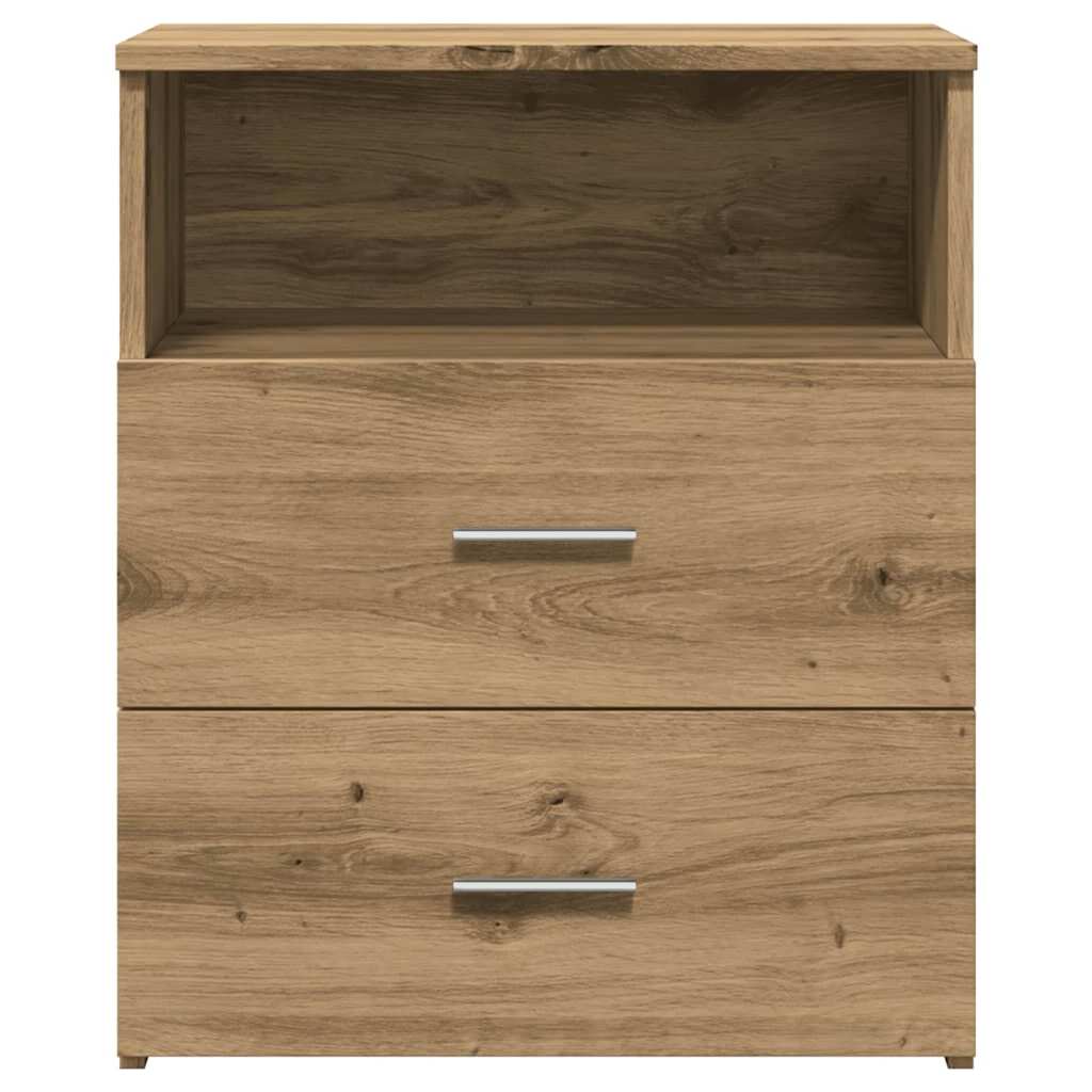 vidaXL Bedside Cabinets 2 pcs Artisan Oak 50x32x60cm Engineered Wood