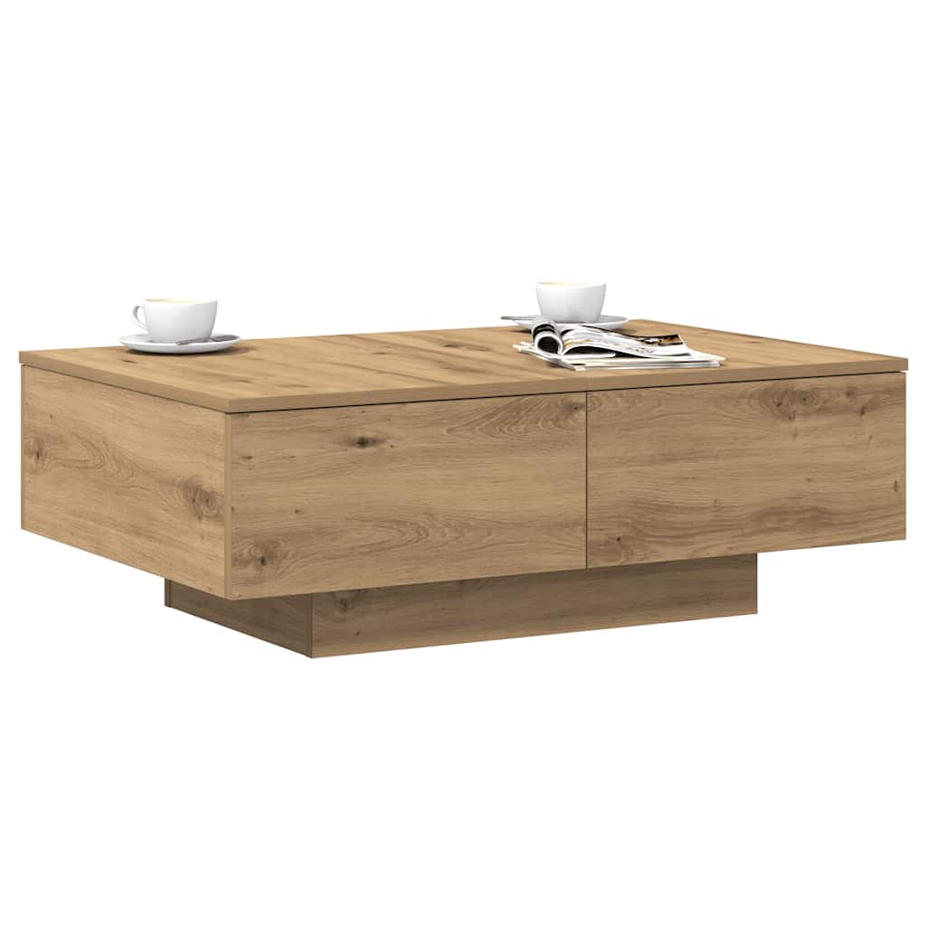 Coffee Table Artisan Oak 90x60x31 cm Engineered Wood