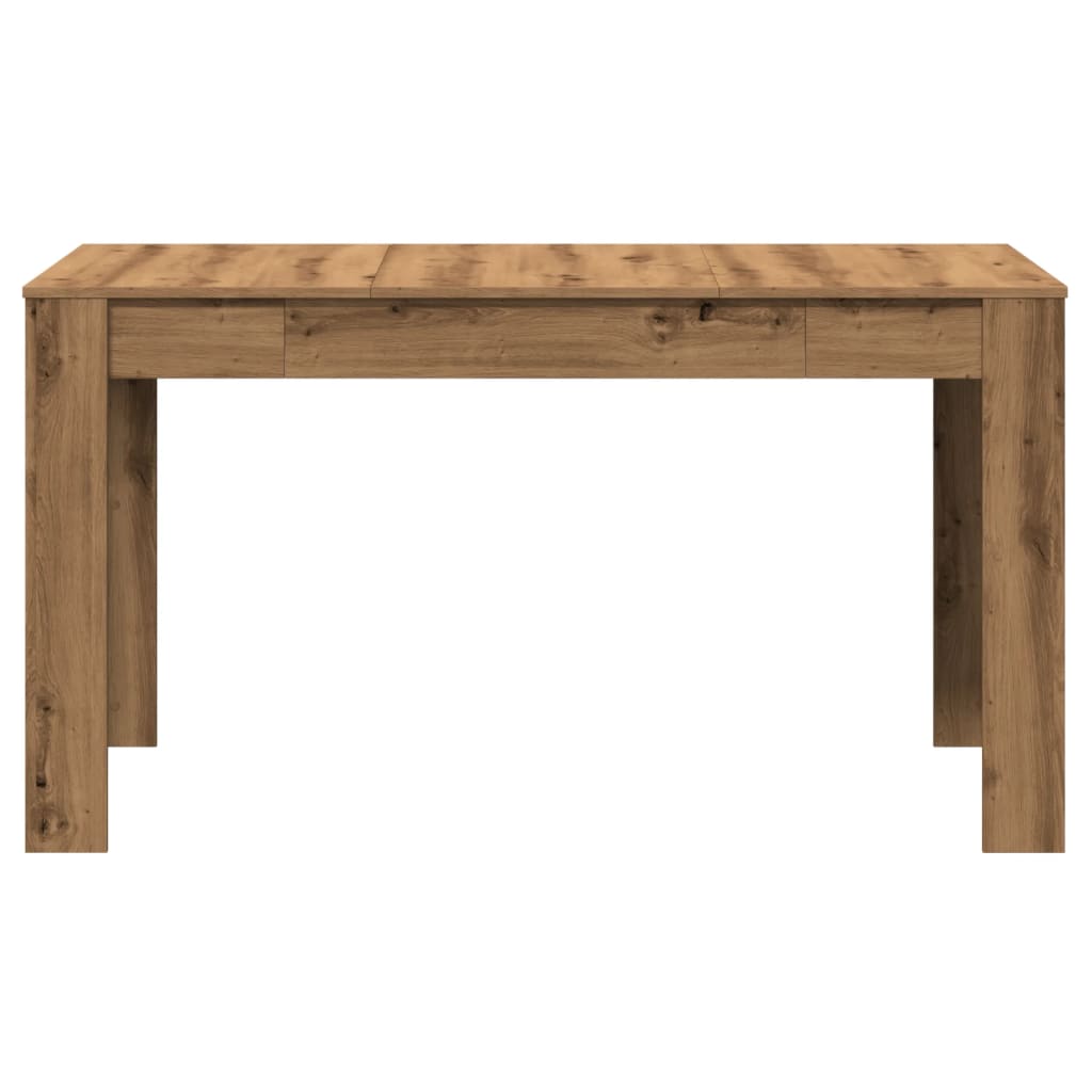 vidaXL Dining Table Artisan Oak 140x74.5x76 cm Engineered Wood