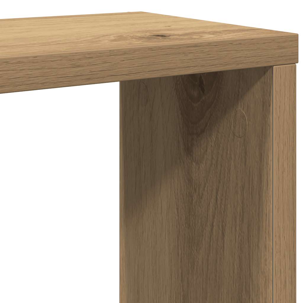 Wall Cube Shelves 6 pcs Artisan Oak 30x15x30 cm Engineered Wood