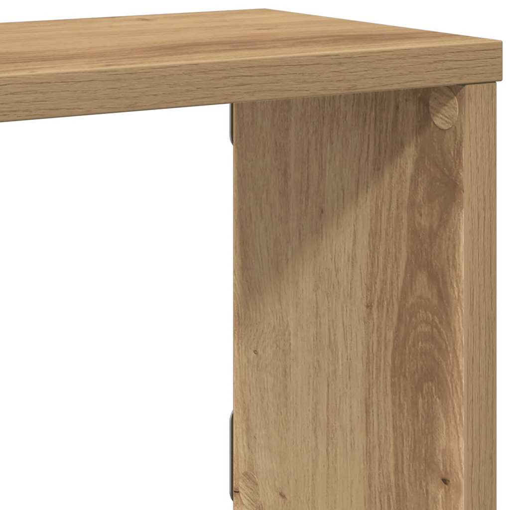 Wall Cube Shelves 4 pcs Artisan Oak 60x15x23 cm Engineered Wood
