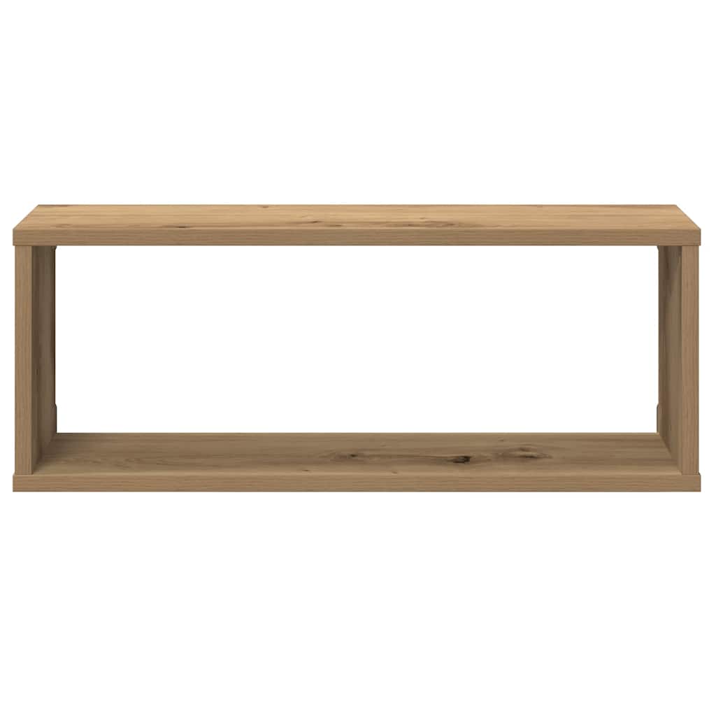 Wall Cube Shelves 6 pcs Artisan Oak 60x15x23 cm Engineered Wood