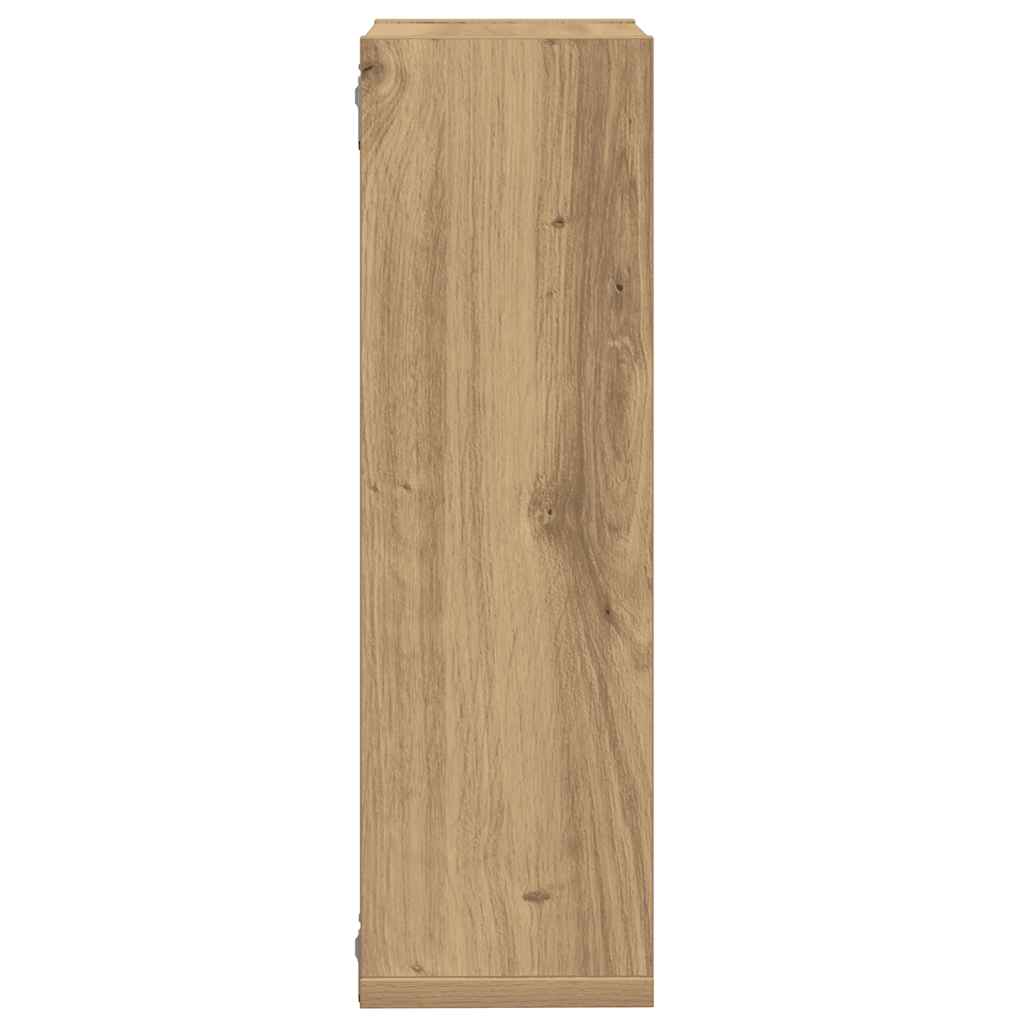 Wall Cube Shelves 2 pcs Artisan Oak 50x15x50 cm Engineered Wood