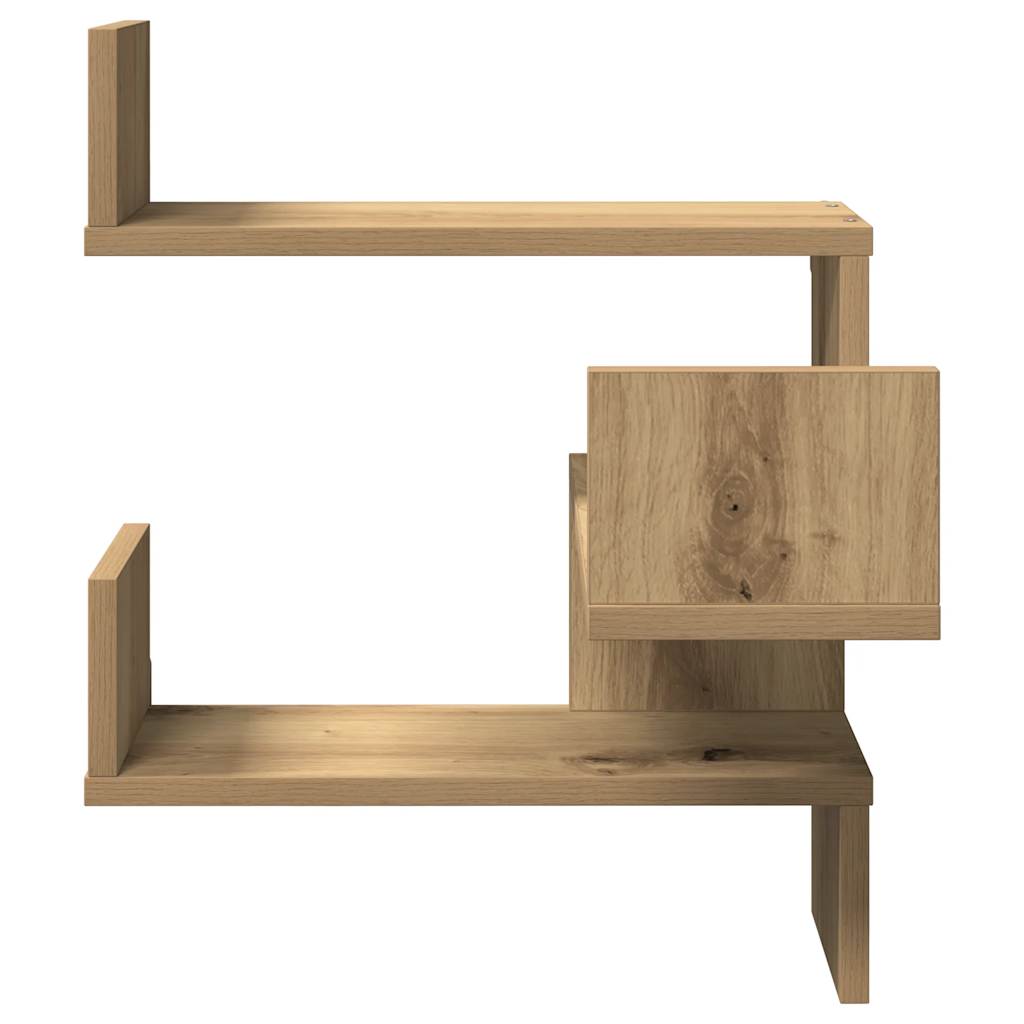 Wall Corner Shelf Artisan Oak 40x40x49,5 cm Engineered Wood