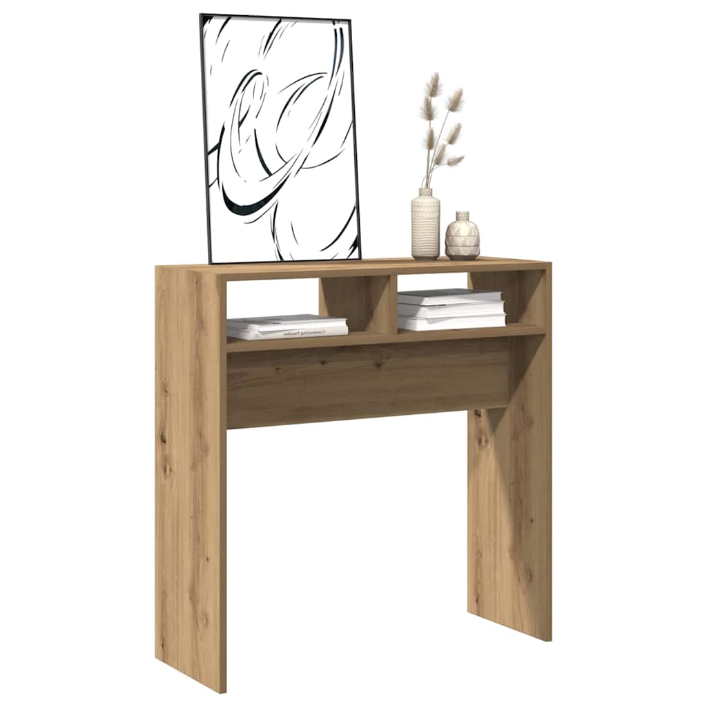 Console Table Artisan Oak 78x30x80 cm Engineered Wood