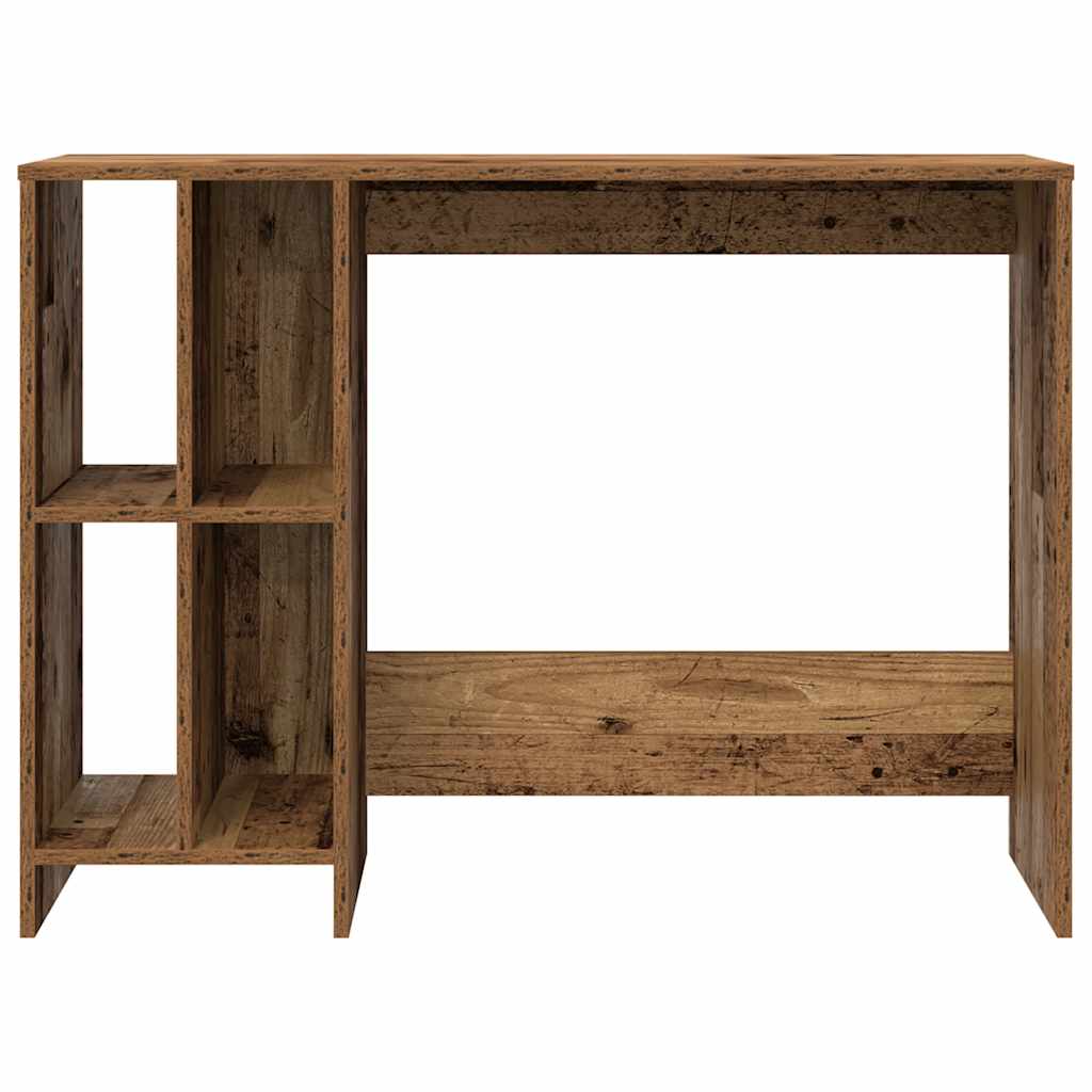 vidaXL Desk Old Wood 102.5x35x75 cm Engineered Wood