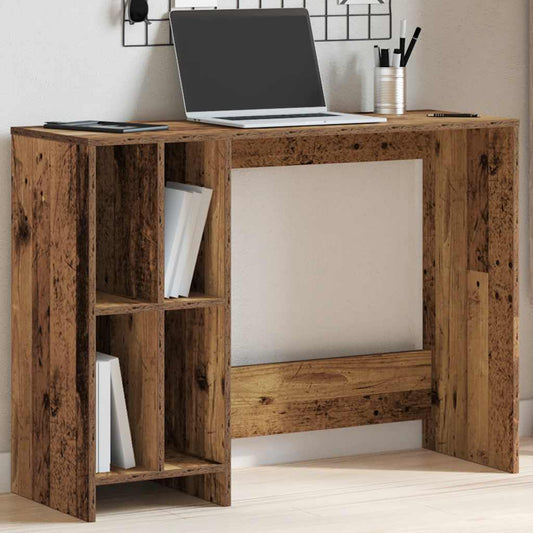 vidaXL Desk Old Wood 102.5x35x75 cm Engineered Wood