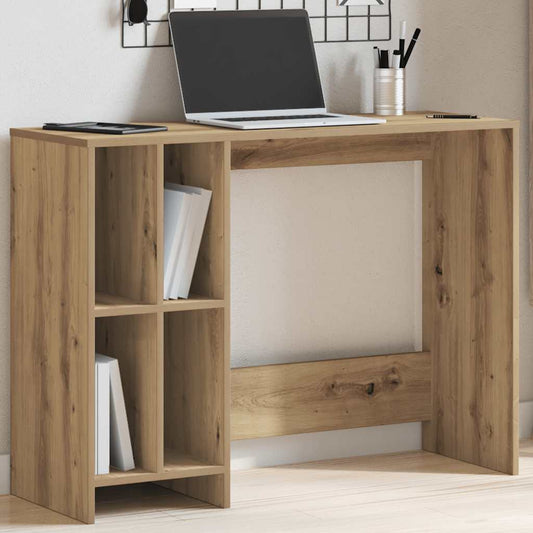 vidaXL Desk Artisan Oak 102.5x35x75 cm Engineered Wood