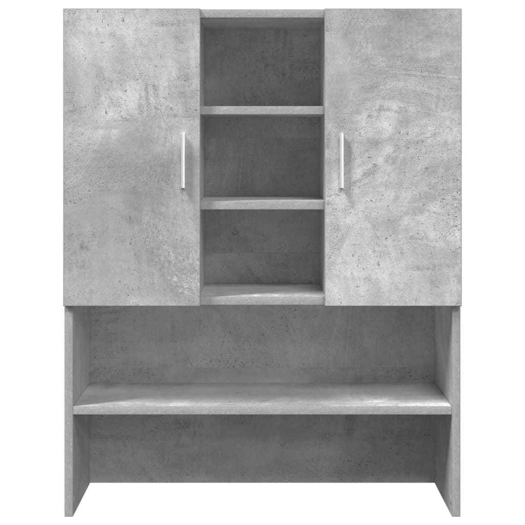 Washing Machine Cabinet Concrete Grey 70,5x25,5x90 cm