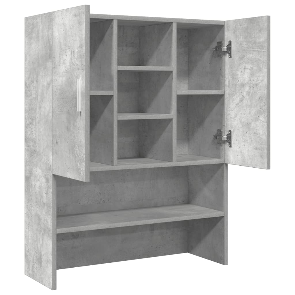 Washing Machine Cabinet Concrete Grey 70,5x25,5x90 cm