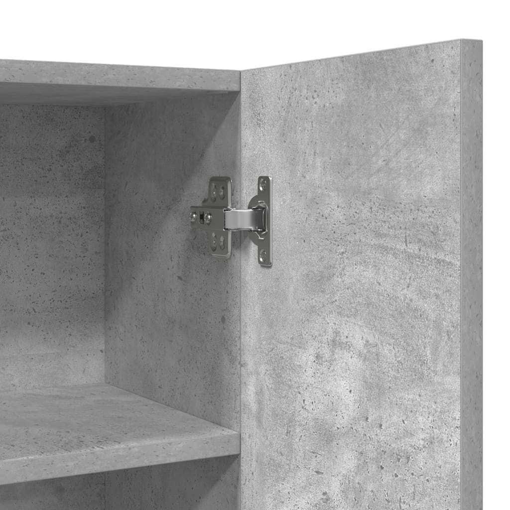 Washing Machine Cabinet Concrete Grey 70,5x25,5x90 cm