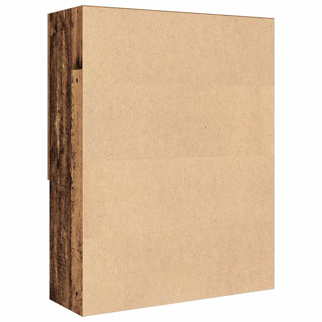 Washing Machine Cabinet Old Wood 70,5x25,5x90 cm