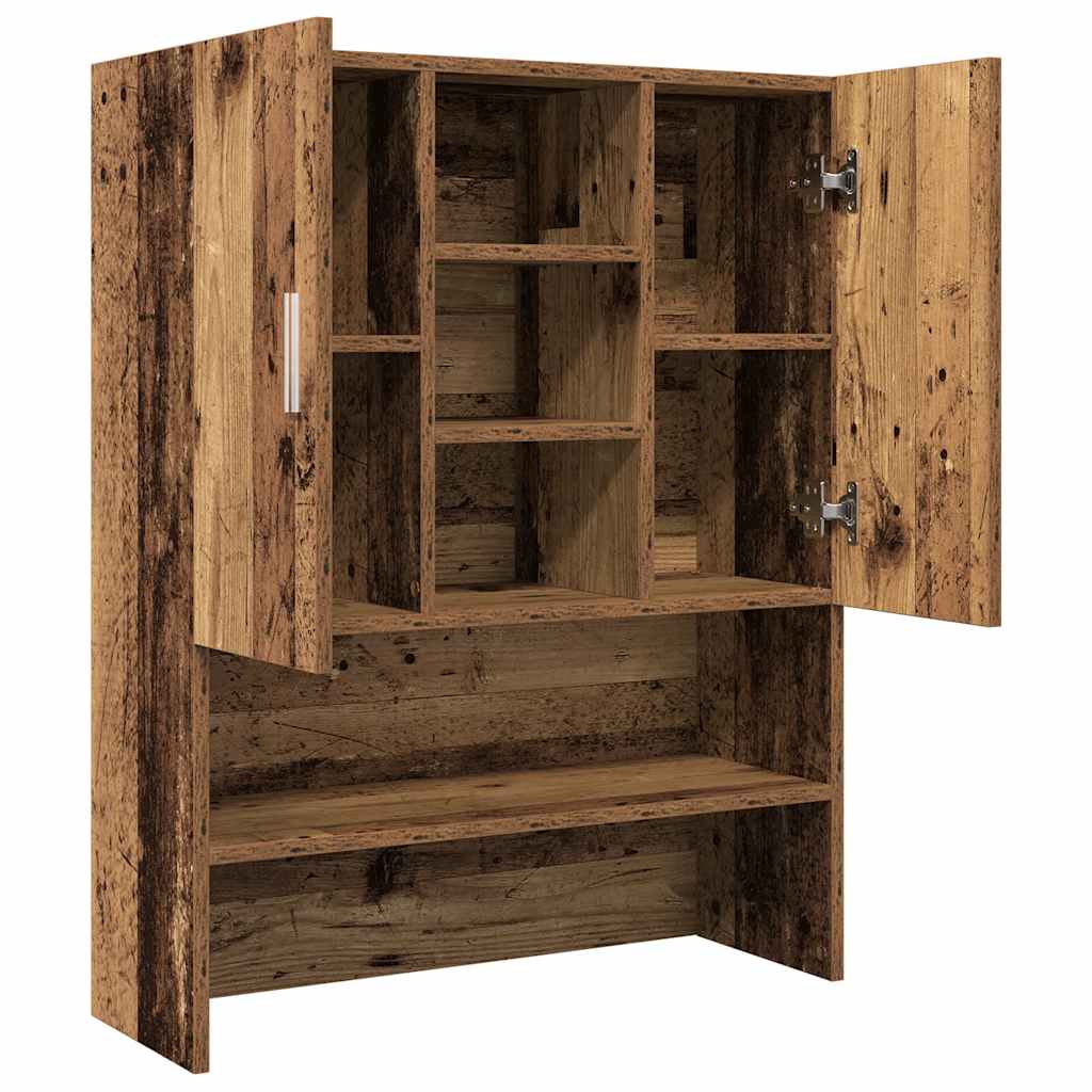 Washing Machine Cabinet Old Wood 70,5x25,5x90 cm