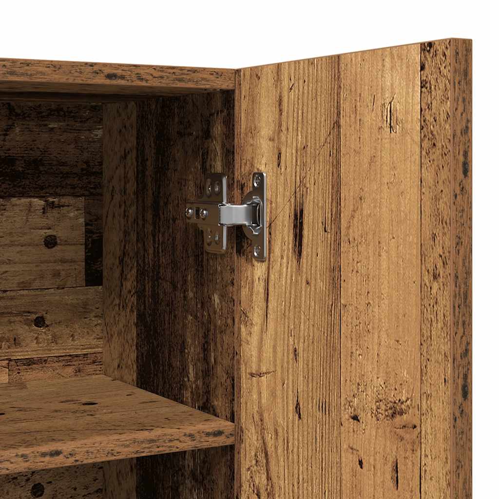Washing Machine Cabinet Old Wood 70,5x25,5x90 cm