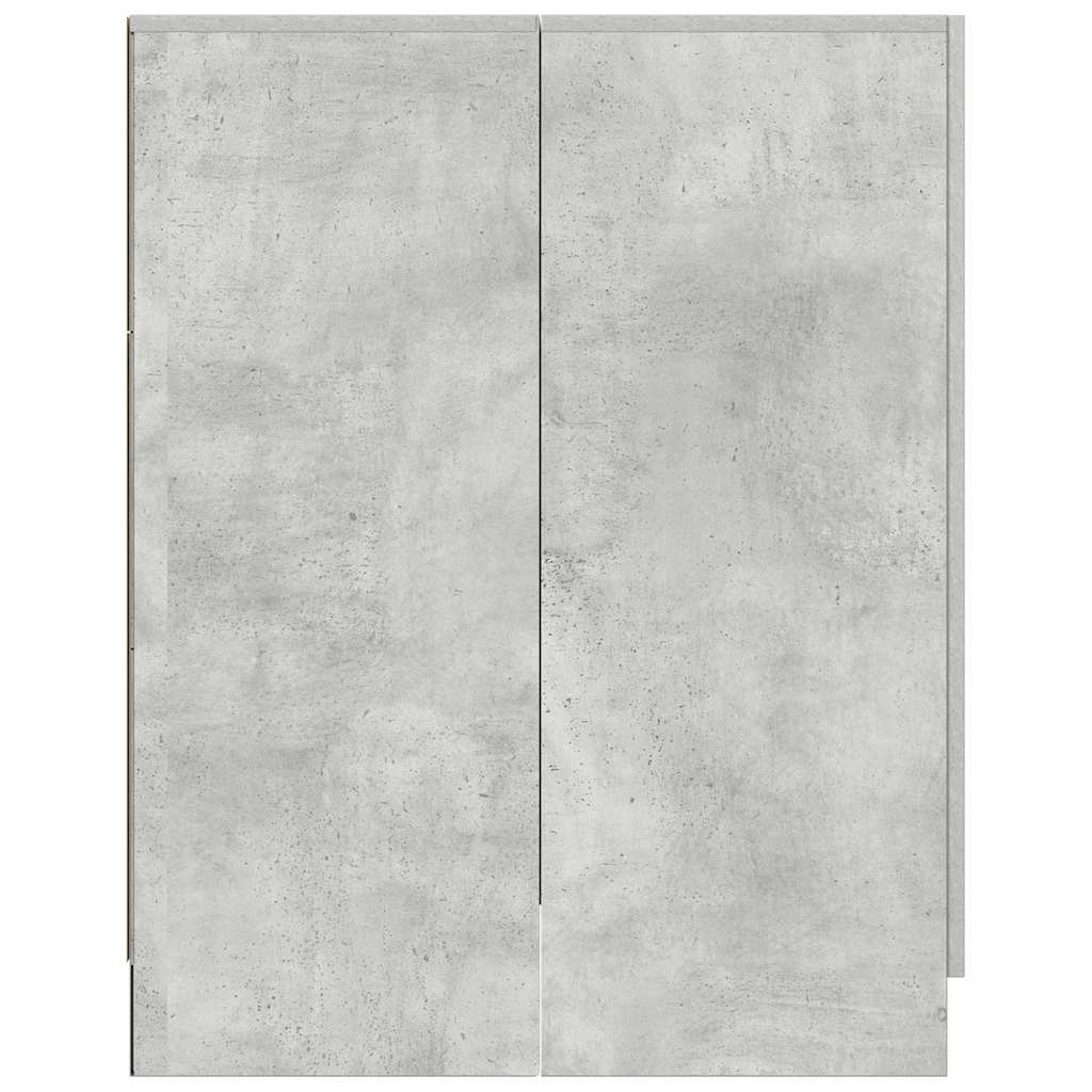 Washing Machine Cabinet Concrete Grey 70,5x71,5x91,5 cm