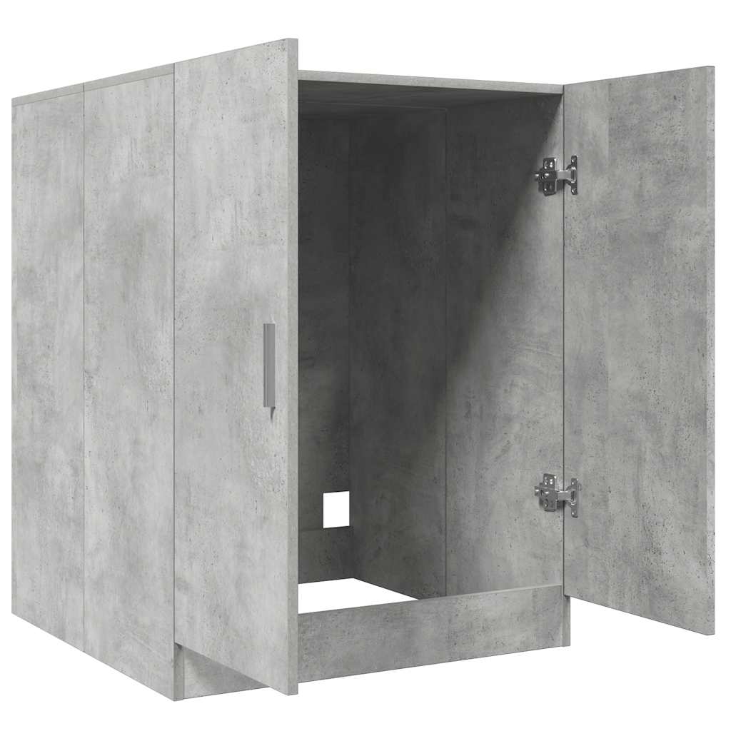 Washing Machine Cabinet Concrete Grey 70,5x71,5x91,5 cm