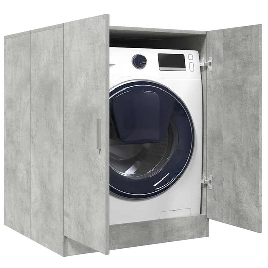 Washing Machine Cabinet Concrete Grey 70,5x71,5x91,5 cm