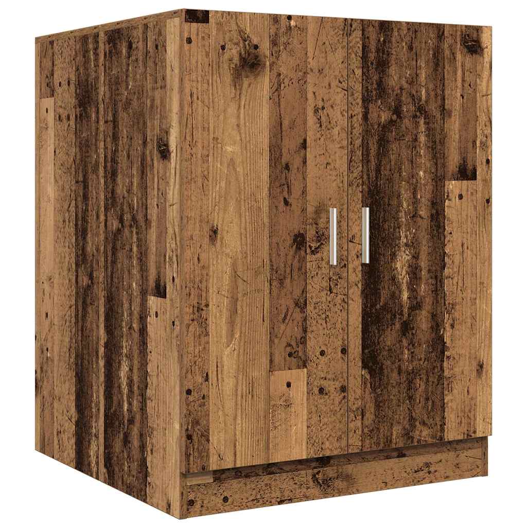 Washing Machine Cabinet Old Wood 70,5x71,5x91,5 cm