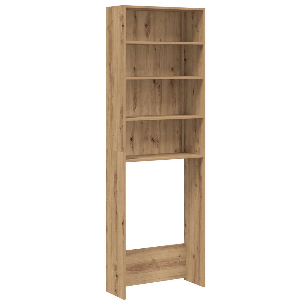 vidaXL Washing Machine Cabinet Artisan Oak 64x24x190 cm