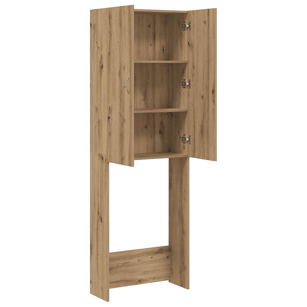 Washing Machine Cabinet Artisan Oak 64x25,5x190 cm