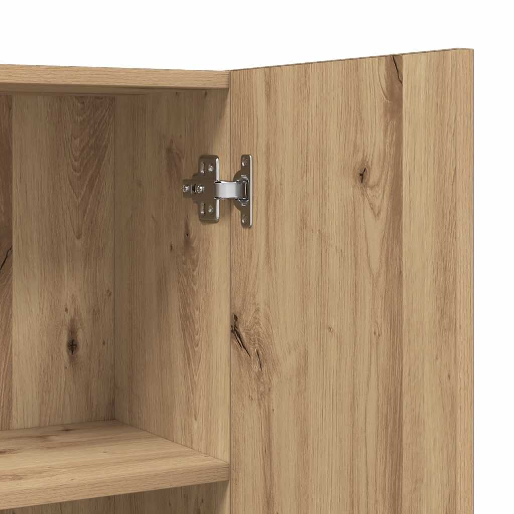 Washing Machine Cabinet Artisan Oak 64x25,5x190 cm