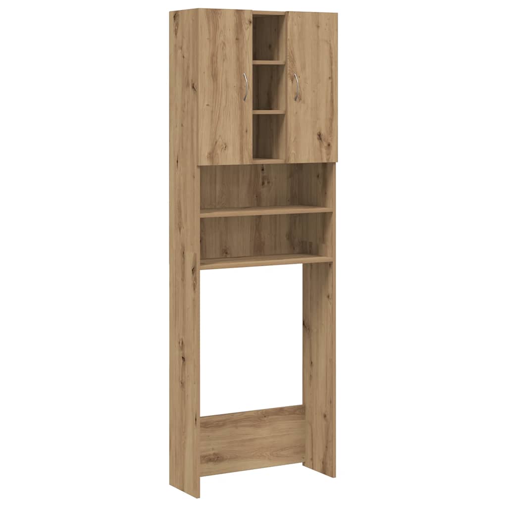 Washing Machine Cabinet Artisan Oak 64x25,5x190 cm