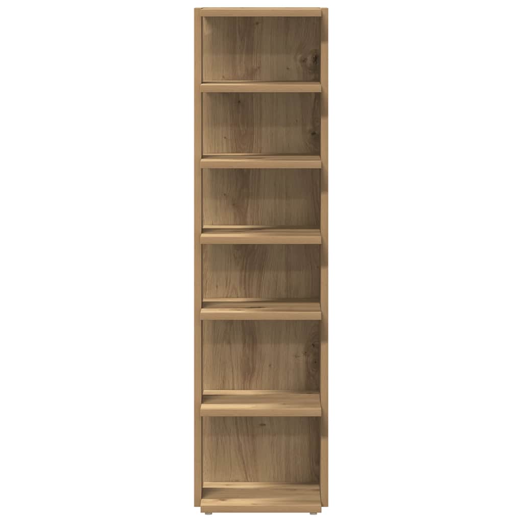 Shoe Cabinet Artisan Oak 28x27x102 cm Engineered Wood