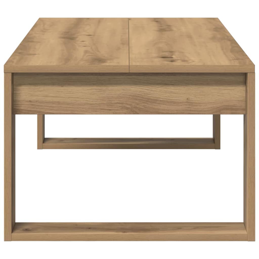 Coffee Table Artisan Oak 102x50x35 cm Engineered Wood