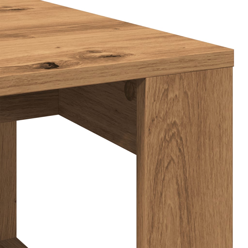 vidaXL Coffee Table Artisan Oak 102x50x35 cm Engineered Wood