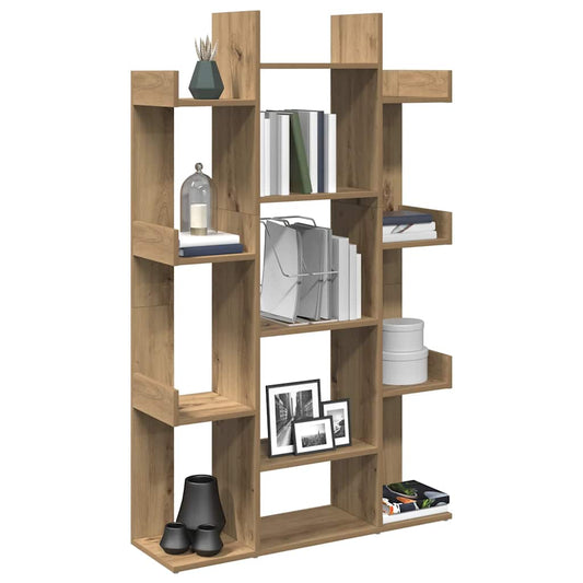 Book Cabinet Artisan Oak 86x25,5x140 cm Engineered Wood