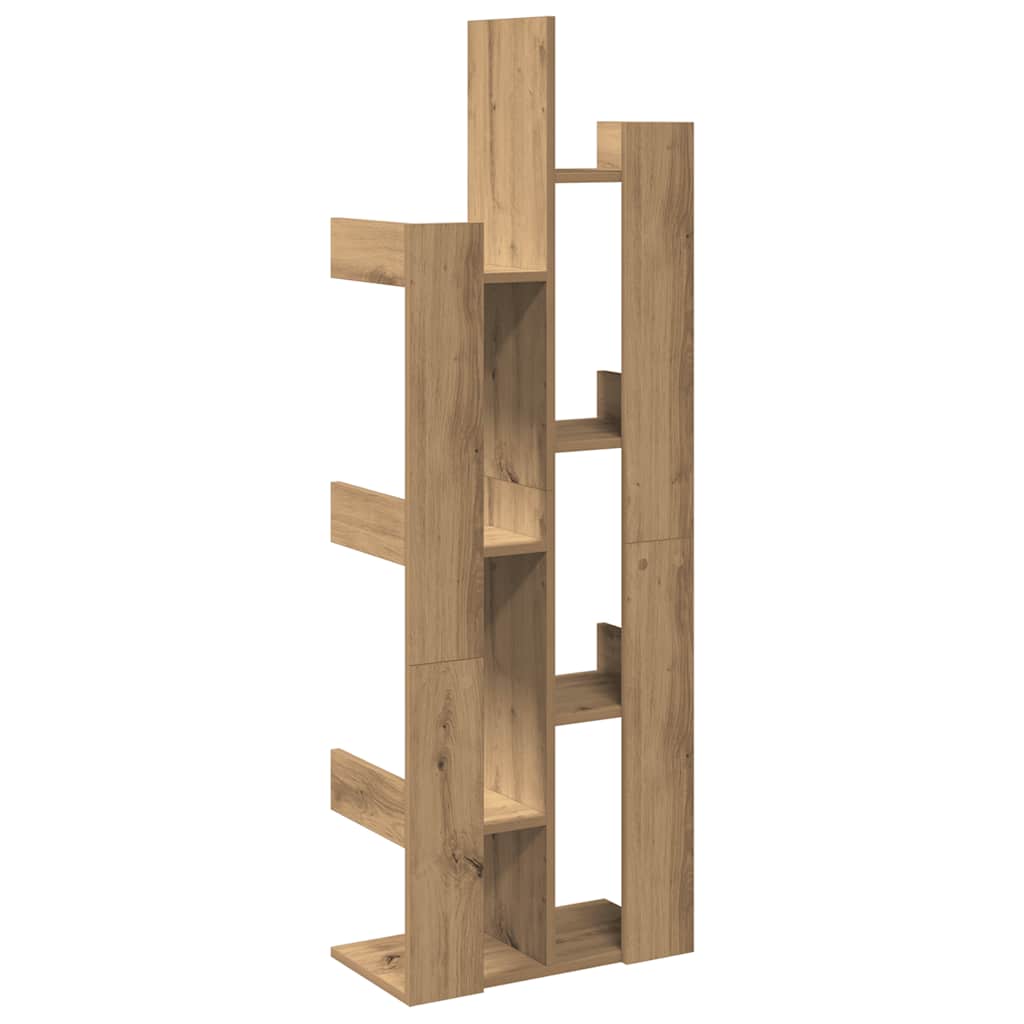Book Cabinet Artisan Oak 48x25,5x140 cm Engineered Wood