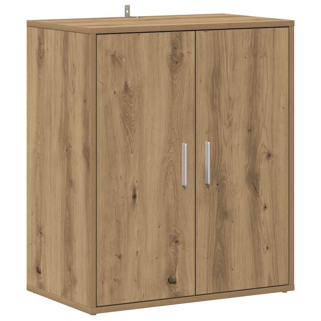 Shoe Cabinet Artisan Oak 60x35x70 cm Engineered Wood