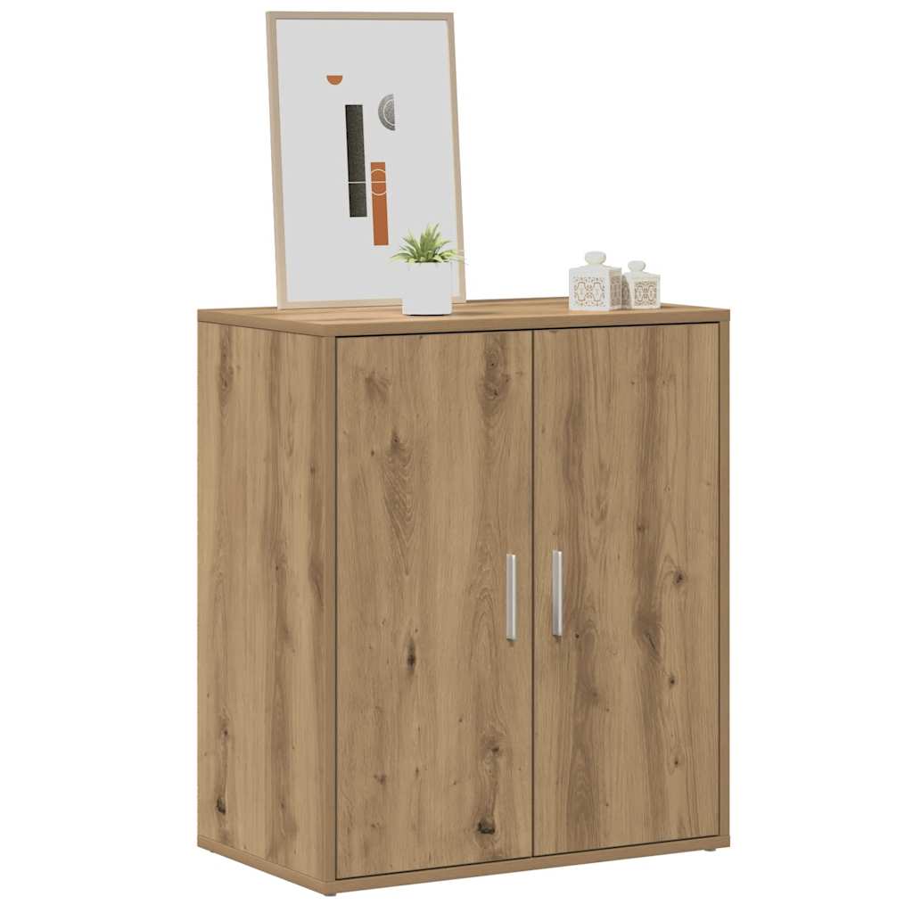 Shoe Cabinet Artisan Oak 60x35x70 cm Engineered Wood