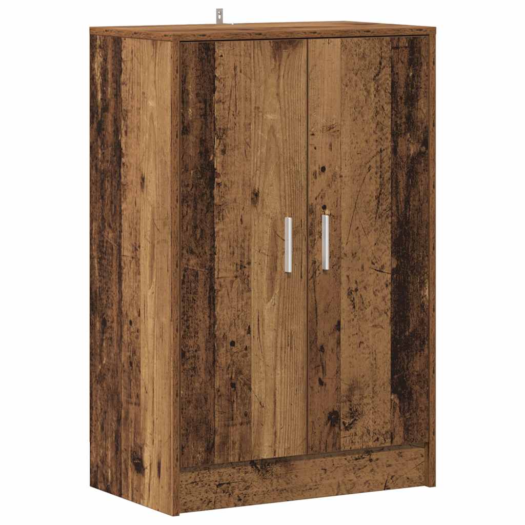 Shoe Cabinet Old Wood 60x35x92 cm Engineered Wood