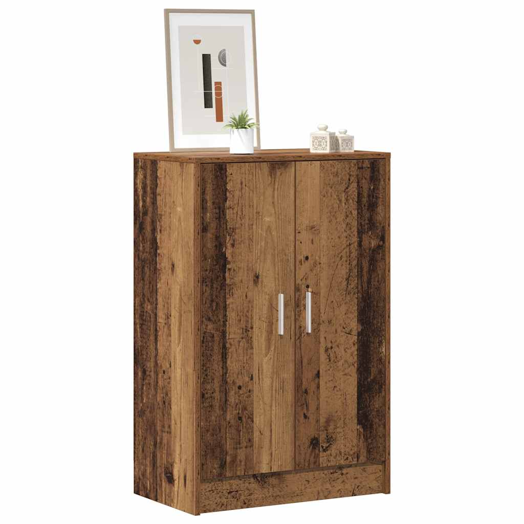 Shoe Cabinet Old Wood 60x35x92 cm Engineered Wood
