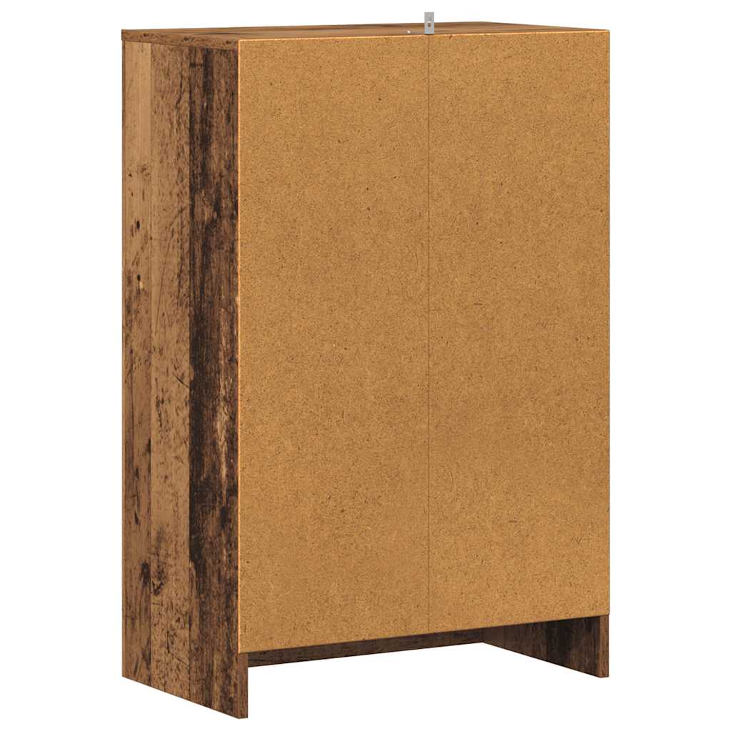 Shoe Cabinet Old Wood 60x35x92 cm Engineered Wood