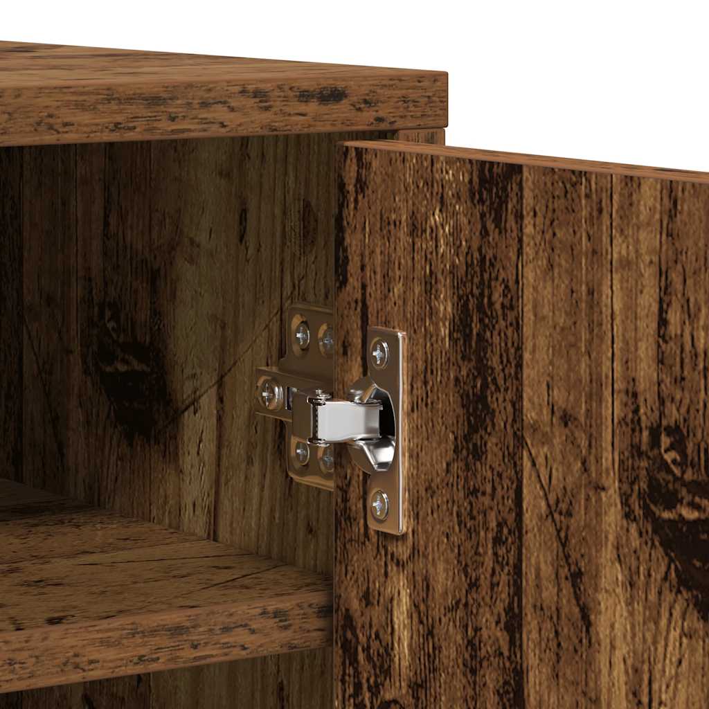 Shoe Cabinet Old Wood 60x35x92 cm Engineered Wood