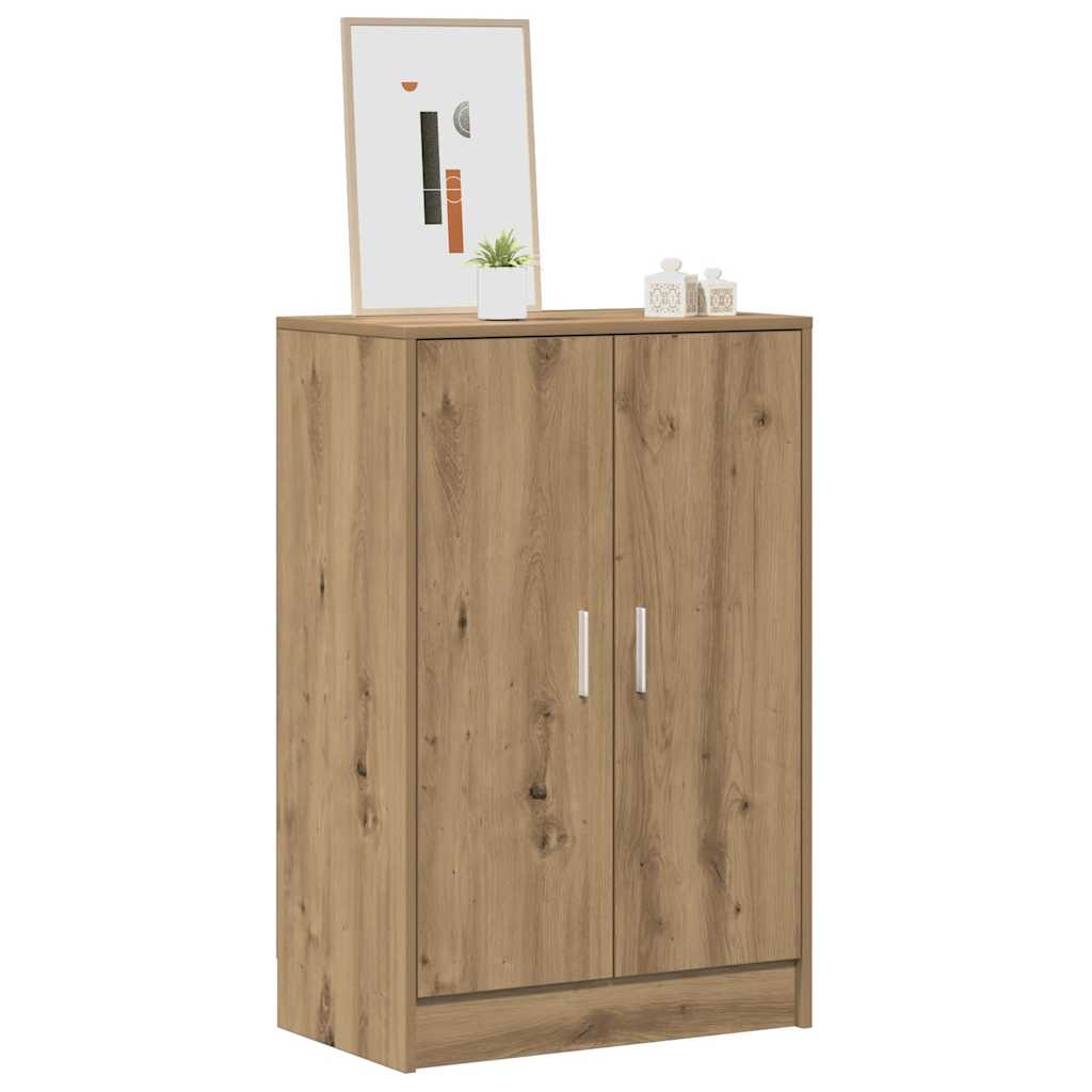 Shoe Cabinet Artisan Oak 60x35x92 cm Engineered Wood