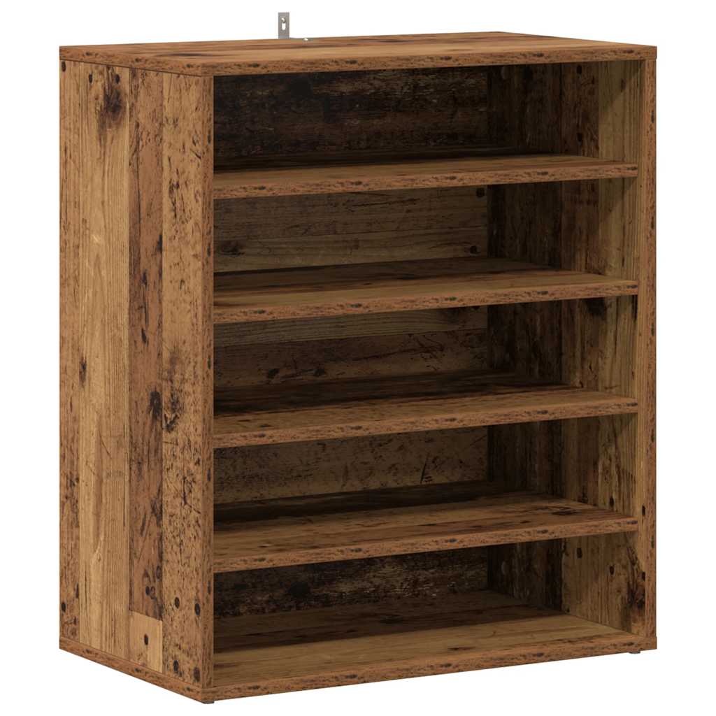 Shoe Cabinet Old Wood 60x35x70 cm Engineered Wood