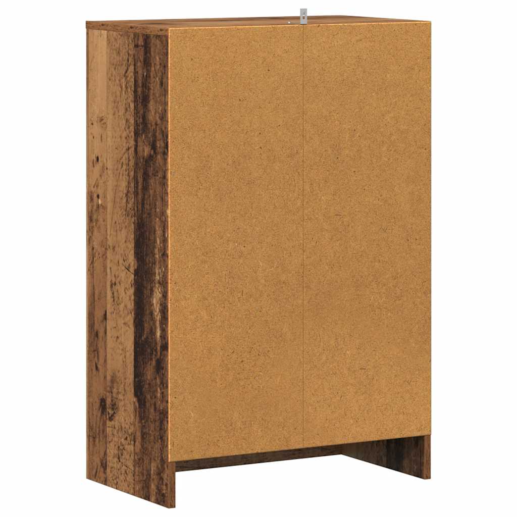 Shoe Cabinet Old Wood 60x35x92 cm Engineered Wood
