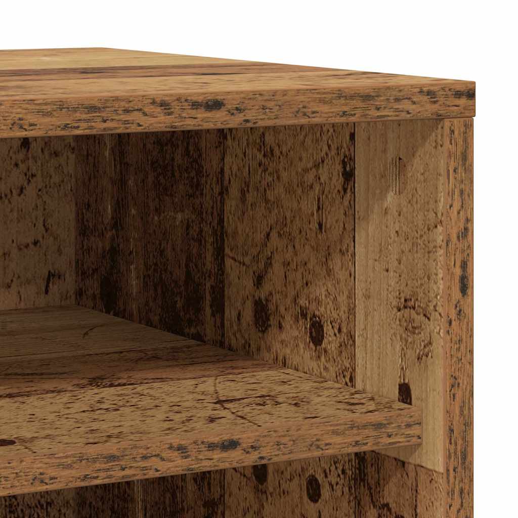 Shoe Cabinet Old Wood 32x35x70 cm Engineered Wood
